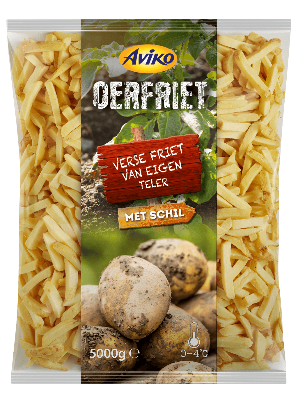 Aviko Oerfriet met schil 5000g